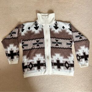 Town Craft Zip Up Sweater